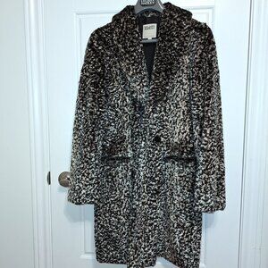 Made In Canada Vintage Hilary Radley Animal Print Winter Coat